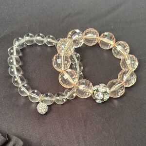 Costume stretch beaded bracelets